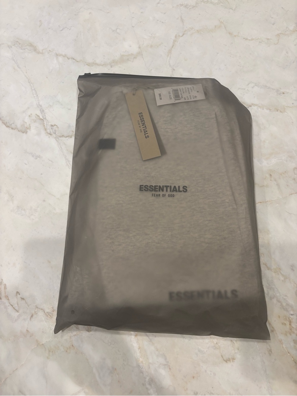 Essentials Fear of God Relaxed Sweatpants “Light Oatmeal” Size XS